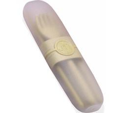 Rodyshu廚房攜帶式餐具組 R74, 湯匙+筷子+叉子+收納箱, 黃色