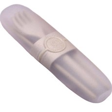 Rodyshu廚房攜帶式餐具組 R74, 湯匙+筷子+叉子+收納箱, 淺褐色