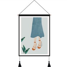 알로데 그림 아트 현대적 벽장식 행잉 포스터, NO. 02