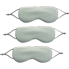 팜파스 심플컬러 실크원단 수면안대 3p