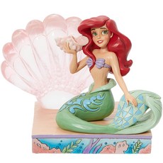 魔法城堡 迪士尼小美人魚與精美貝殼公仔 12cm, 1個