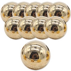 半圓紐扣, SR鍍金, 10顆