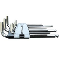 SESHIN Buffalo 不鏽鋼星型中孔扳手 SB-STW9 9支組, 1組