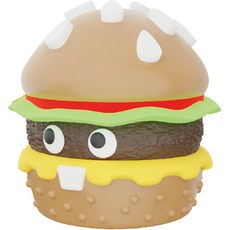 David Toy Fidget Go 漢堡玩具, 混合顏色, 1個