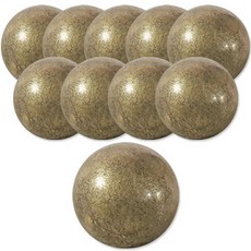 ButtonKing 半圓形鈕扣 18mm, 古銅金, 10個