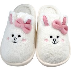 브라운앤프렌즈 나른 방한 거실화 AD, 코니 WHITE, 1개