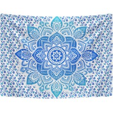 알로데 태피스트리 만다라 방 장식 패브릭포스터 폴리에스텔, NO 02