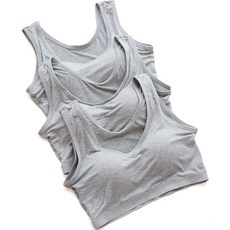 MALAMUTE 莫代爾空氣感舒適肩帶內衣 3件