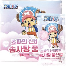 ONE PIECE 海賊王 喬巴的神秘棉花糖氣球糖 草莓香 20入, 200g, 1個