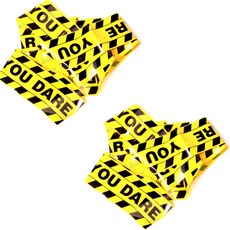 STUPID 警示膠帶裝飾 6m, 2個, 黑色系列隨機發貨