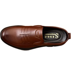 Silverse 男士手工皮革休閒套入式平底鞋 FR014