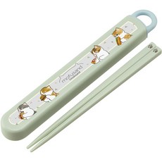 Skater 筷子盒組 ABS2AMAG, 貓咪少女, 筷子 + 筷盒, 1套