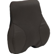 엠노블 메모리폼 허리쿠션, 다크브라운, 1개