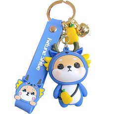 River Fox 12生肖時尚車用鑰匙圈, 龍, KEY 12