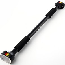 Babigongsik 安全雙重鎖定裝置家用門框單槓, 黑色