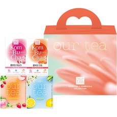 JARDIN 水果茶 2款+康普茶 2款, 檸檬伯爵茶 4p + 草莓桃路易波士茶 4p + 康普茶葡萄柚 10p + 康普茶桃 10p, 1組