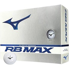 Mizuno 美津濃 Golf 高爾夫球 3層球 NEW RB MAX, 12入, 白色, 4個