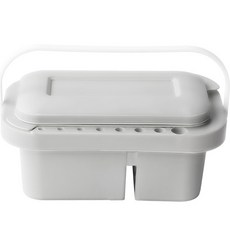 Khohimo 多功能三合一美術顏料塑膠筆架水桶調色盤 3W044, 18格, 1個