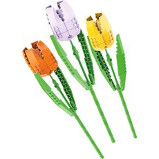 JAKi 佳奇 相容積木, 三朵鬱金香(JK26203), 1個