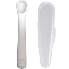 Dailylike Bonbon 溫感嬰兒副食品湯匙 第1階段, 03 可可, 1個