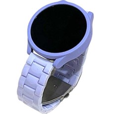 아이엠판다 스마트워치 파스텔 스트랩 20mm + 커버 케이스 세트, 라벤더