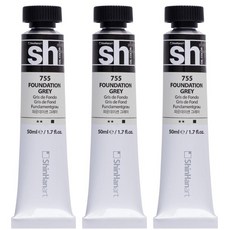 신한화구 sh 유화 튜브 물감 파운데이션 그레이 3개, 50ml, 1색