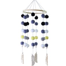 Futro Lab 室內裝飾 鈴鐺聲響風鈴, 黑色