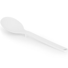 Reborn.J 不落地矽膠料理匙, 白色, 1個