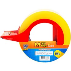 Alpha mall OPP封箱膠帶+切膠機組, 透明(膠帶), 1套