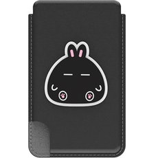 손이가요 사이드 카드지갑 맥세이프 호환, 블랙 토끼, 1개