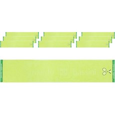 아날도바시니 배드민턴 클럽 스포츠타올, 연두, 10개