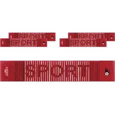 Songwol 松月 SHAVOREN 毛巾 SOCCER 俱樂部運動毛巾, 5個, 紅色