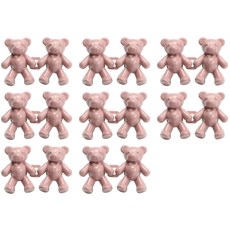 MONACO OLIVE Bear Hook 縮腰扣環 鈕扣, 8個, 個性粉