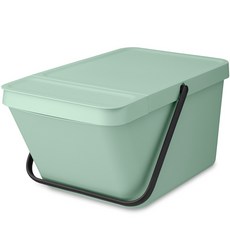brabantia 可堆疊分類垃圾桶 20L, 翡翠綠