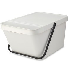 brabantia 可堆疊分類垃圾桶 20L, 淺灰色