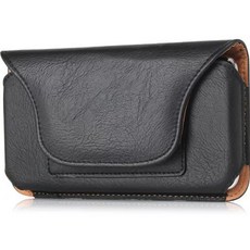 Dtree 男士手機腰掛橫式手機殼 黑色