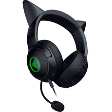 Razer Razer 海妖小貓 V2 耳機, RZ04-0473, 黑色