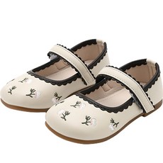 Swiff 女童 MG 刺繡花朵鞋