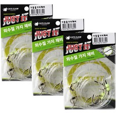 CATS CLAW Just It外水質枝節鉤 CCJU03, 3個