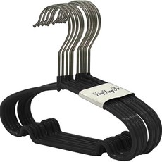 DING DONG PET 防滑衣架 黑色, 10個