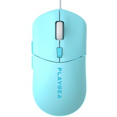 PLAYGEAR 靜音有線滑鼠, PM121, 薄荷藍