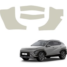 메이튼 디 올 뉴 순정 컬러 가죽 스크래치 카울사이드 커버 SC, 현대 코나 SX2, 바닐라베이지