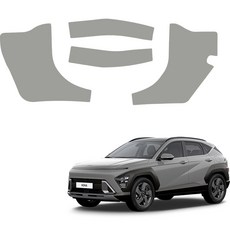 메이튼 디 올 뉴 순정 컬러 가죽 스크래치 카울사이드 커버 SC, 현대 코나 SX2, 그레이