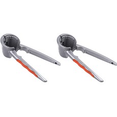 緩衝手柄多功能核桃夾, 2個, 橘色