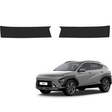 MAYTON The All New 原廠顏色 皮革 防刮 後車廂門檻飾板 SC, 黑色, Kona SX2