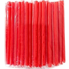 네이쳐티 버블티 빨대 레드 22cm, 1개, 50개입