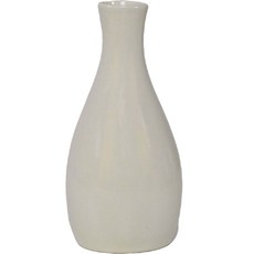 Dal Sogeum 韓國製陶瓷清酒瓶 酒瓶 日本酒瓶 迷你葫蘆瓶 德利 象牙白 250ml, 1個