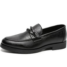 Silverse 男士手工皮革麻花編織優質樂福鞋 FR053