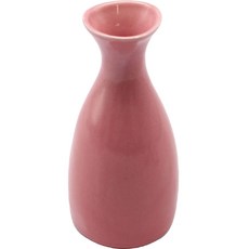 Dalsogeum 韓國製 陶瓷 迷你 酒瓶 酒瓶 清酒瓶 花苞德利 粉紅色 260ml, 1個