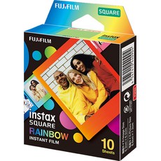 instax 拍立得 square底片 彩虹 10張, 單品, 1個